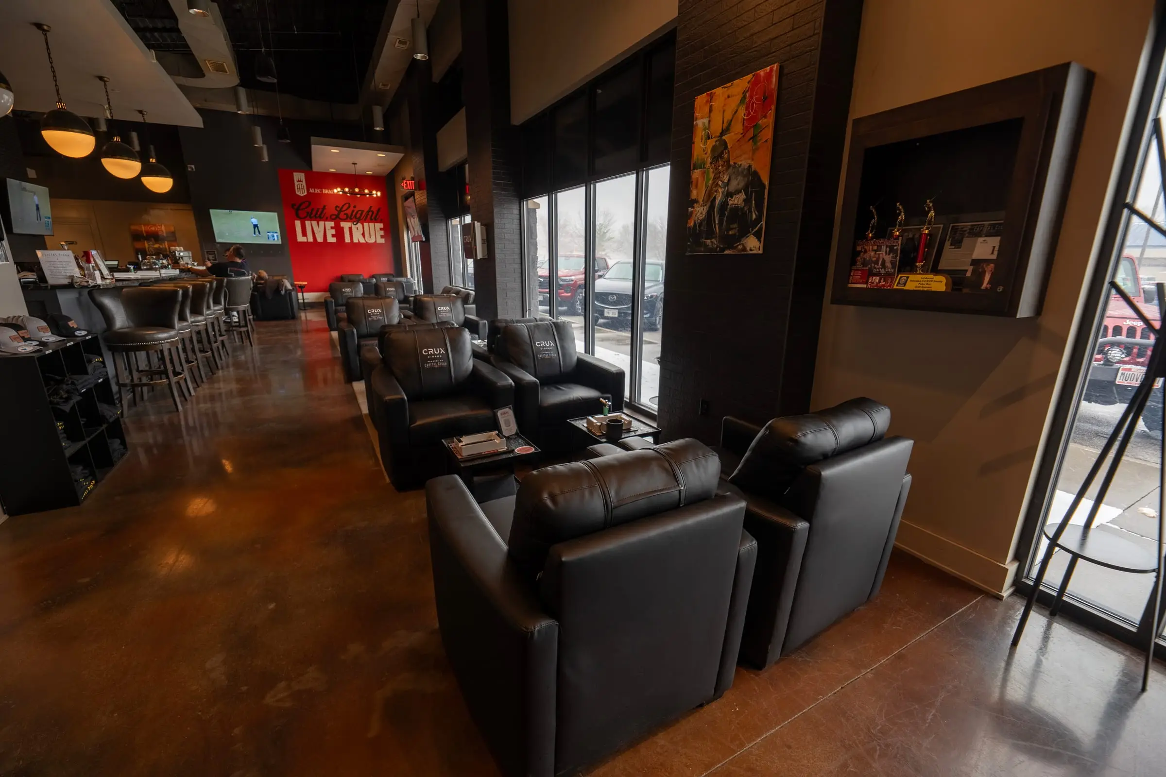 Capital Cigar Lounge photography in Lincoln, Nebraska by NVAR Studios